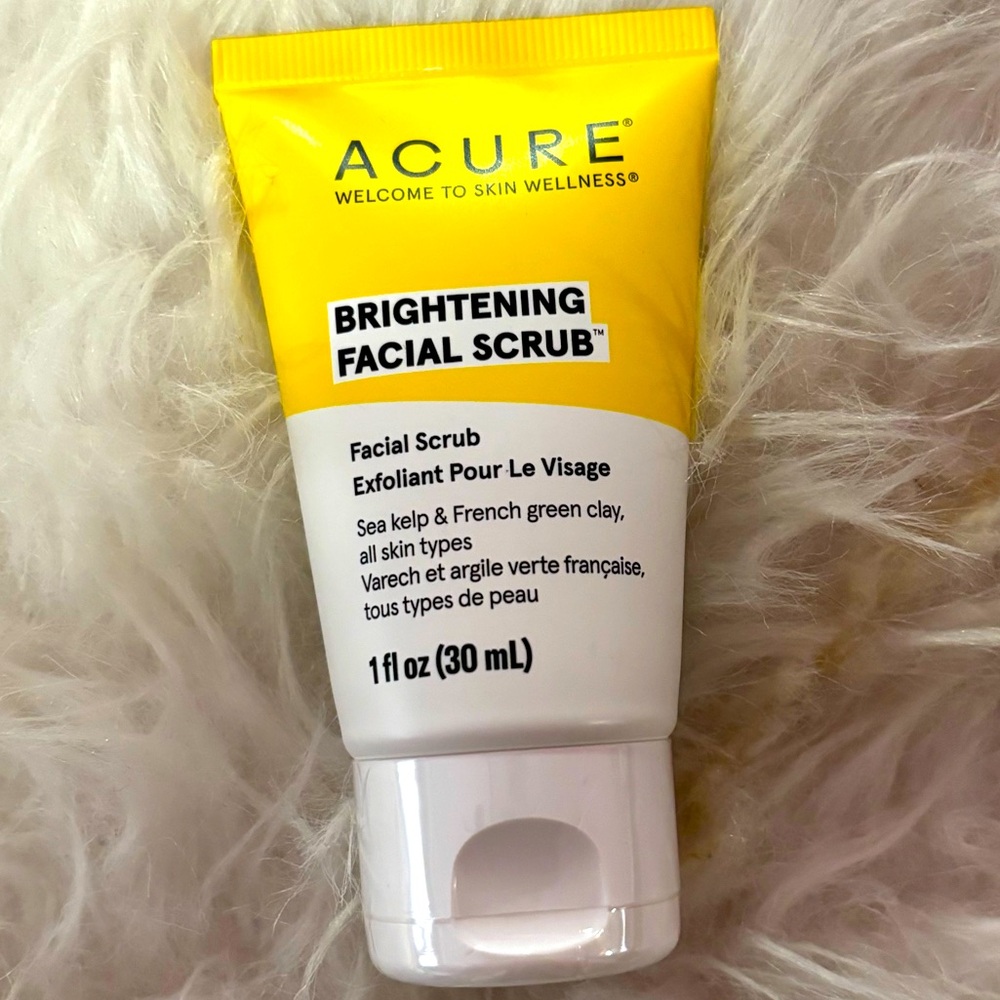 ACURE brightening facial scrub